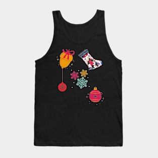 Copie De Merry Christmas Print Tank Top